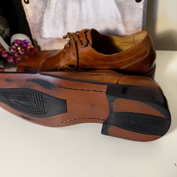 Stacy Adam’s Brown Leather Men's Dress Shoes - Picture 4 of 5